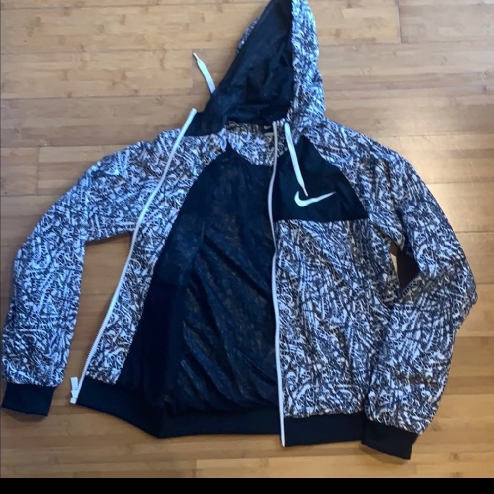 🥳HP🥳Nike Women's Gray&Black Light Hood Jacket M